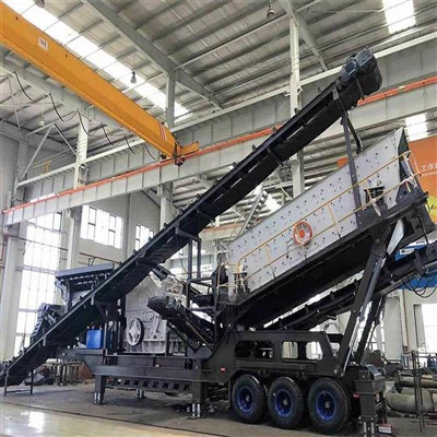 Gumiabroncsra szerelt mobil zúzó ércekhez